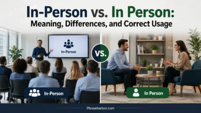 In-Person vs. In Person