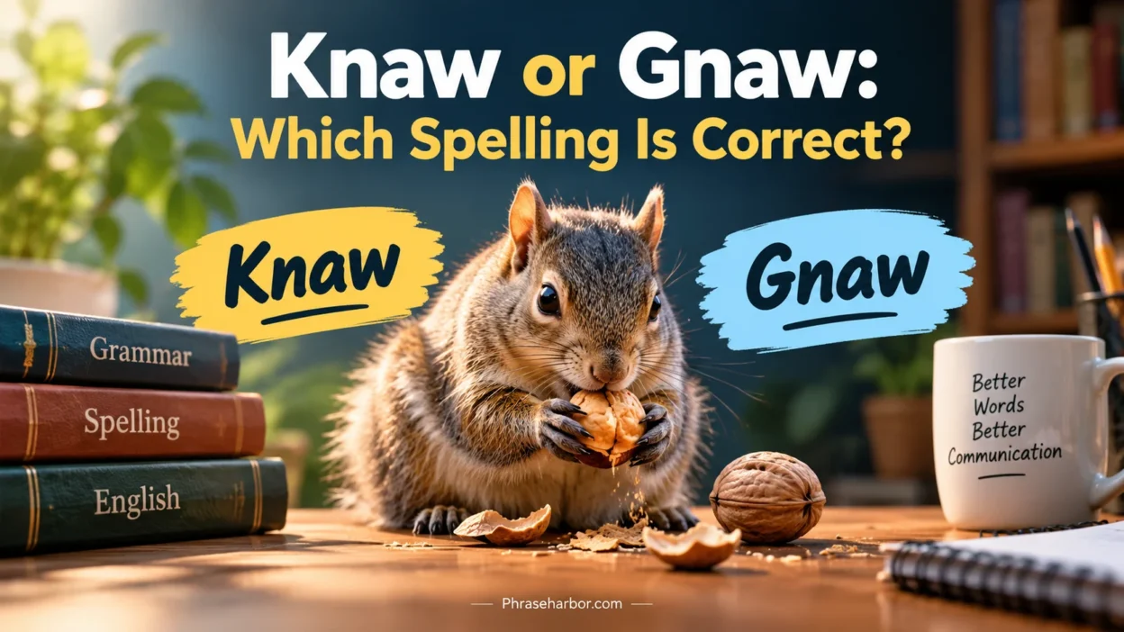 Knaw or Gnaw