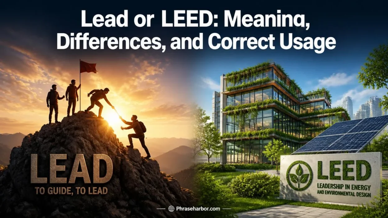Lead or LEED