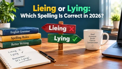 Lieing or Lying