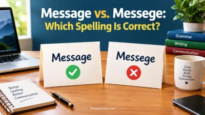 Message vs. Messege
