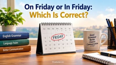 On Friday or In Friday