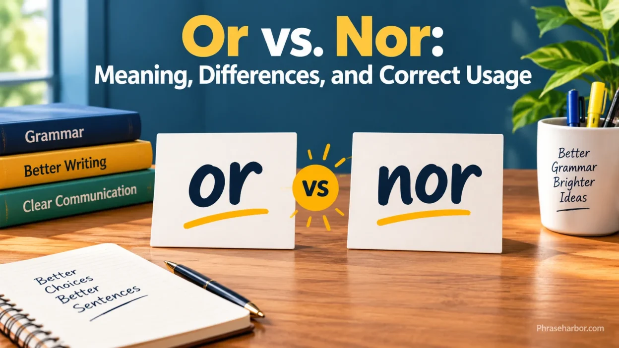 Or vs. Nor