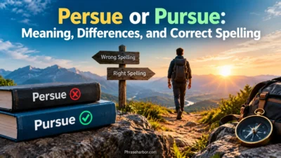 Persue or Pursue