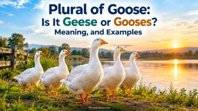 Plural of Goose