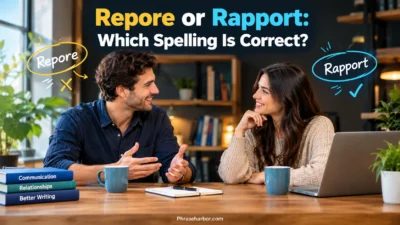 Repore or Rapport
