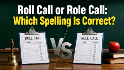 Roll Call or Role Call