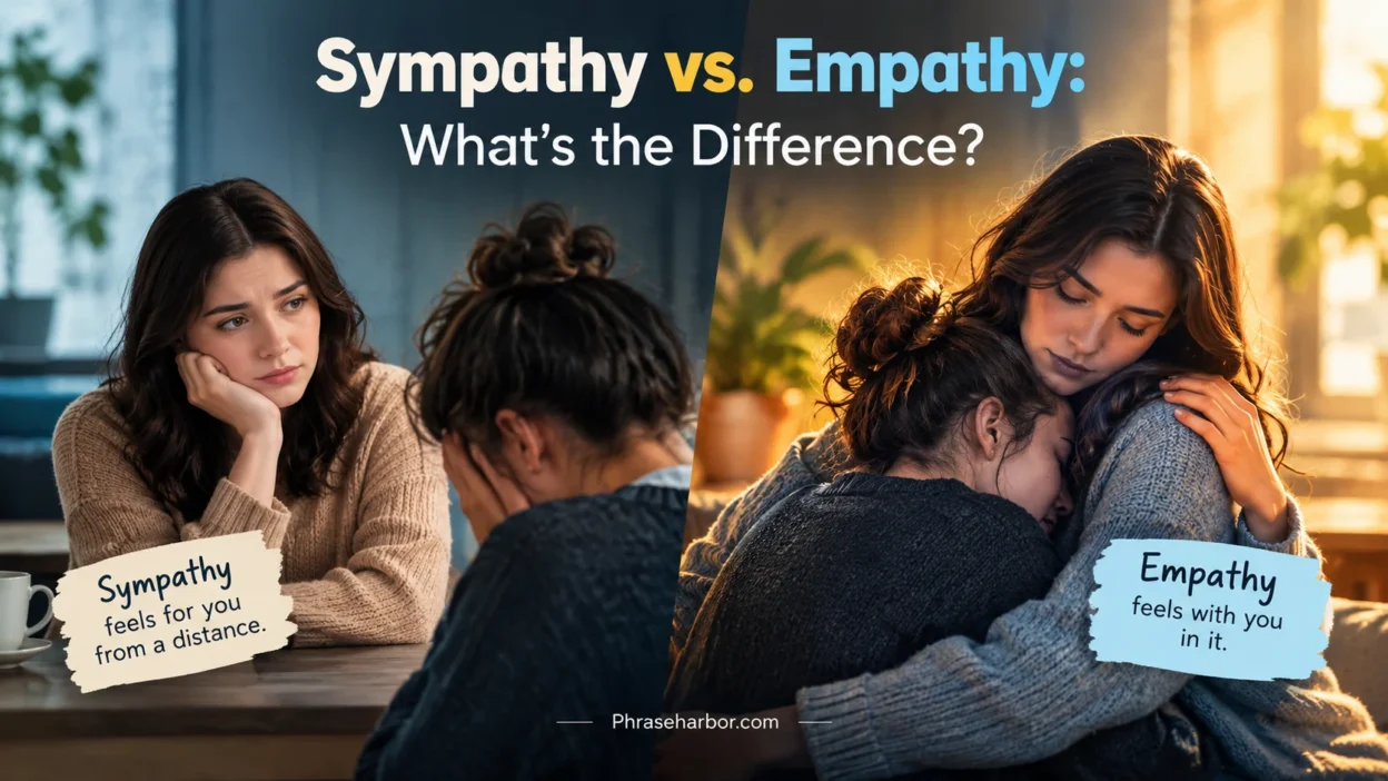 Sympathy vs. Empathy