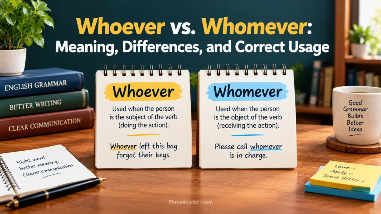 Whoever vs. Whomever